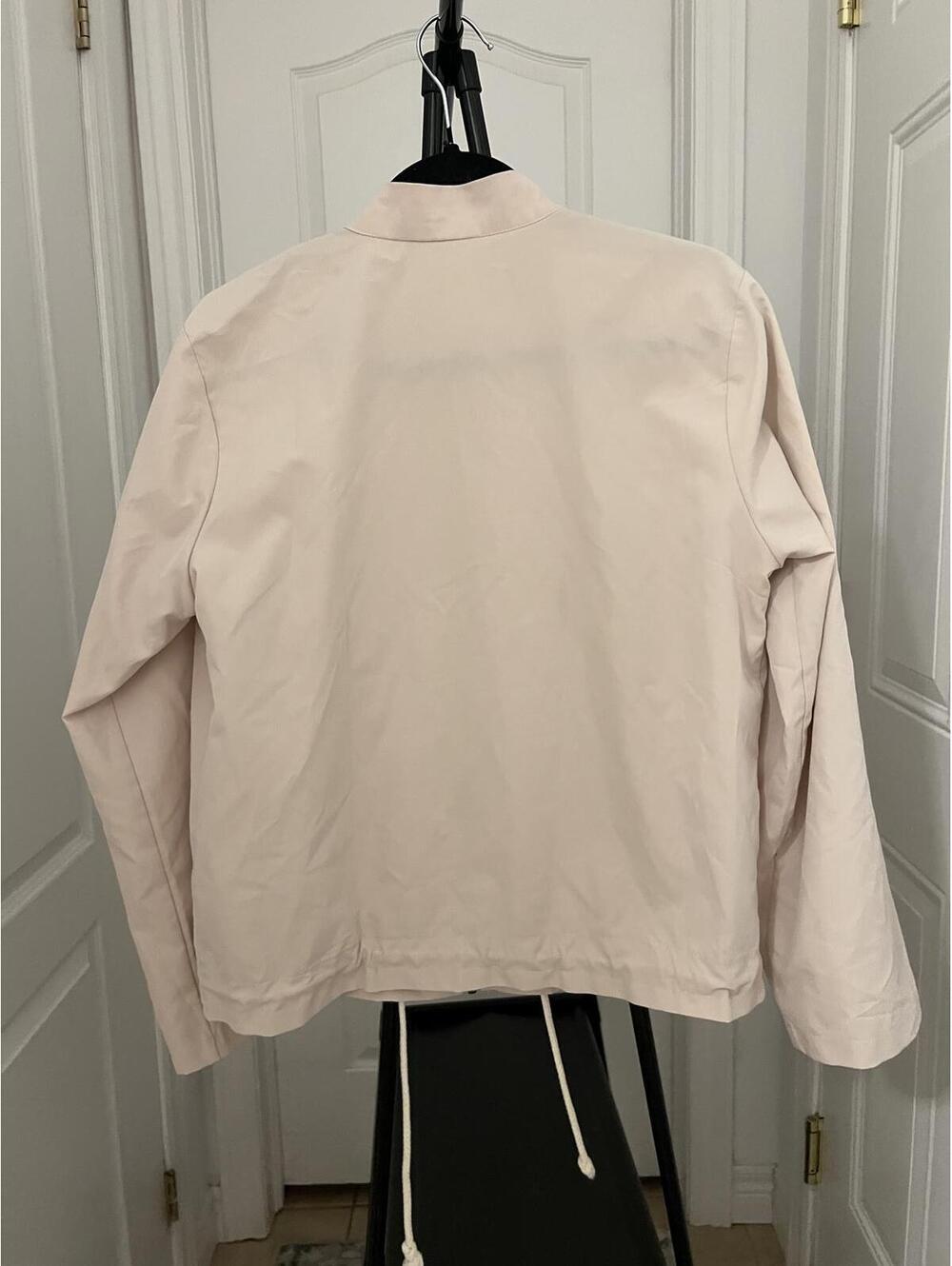 Beige Spring Jacket Zip Front Lightweight M - Picture 5 of 7